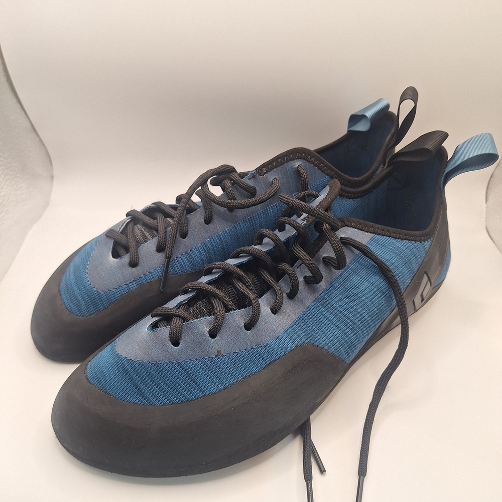 Black Diamond Momentum Lace Climbing Shoes Blue Black Mens 13.5 EUR 48